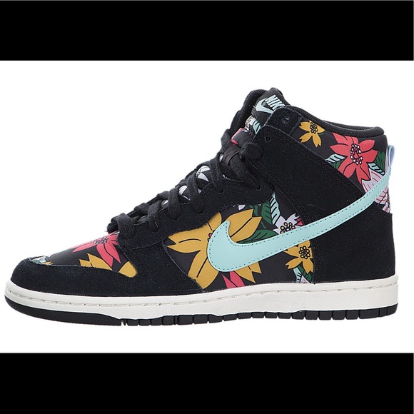 Nike Shoes | Nike High Top Floral 